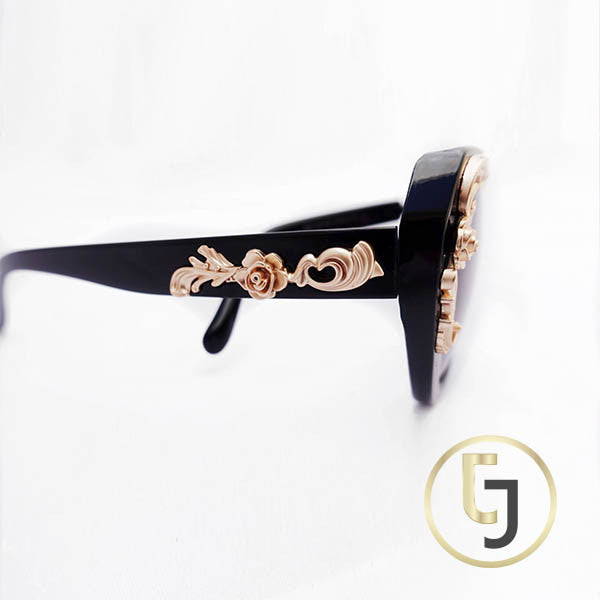 "Rule the world" Golden Sunglasses