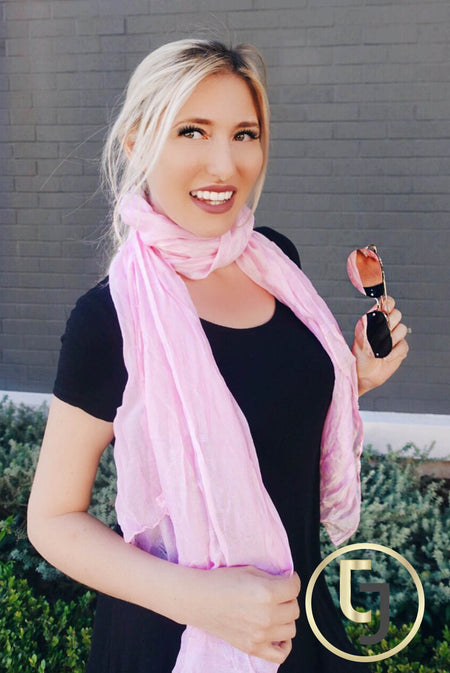 Casual EVERYTHING Scarf in Hot Pink