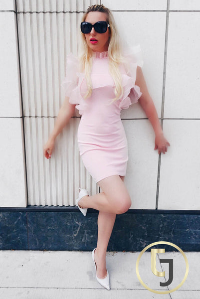 "Pure Allure" Soft Pink Dress