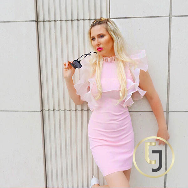 "Pure Allure" Soft Pink Dress