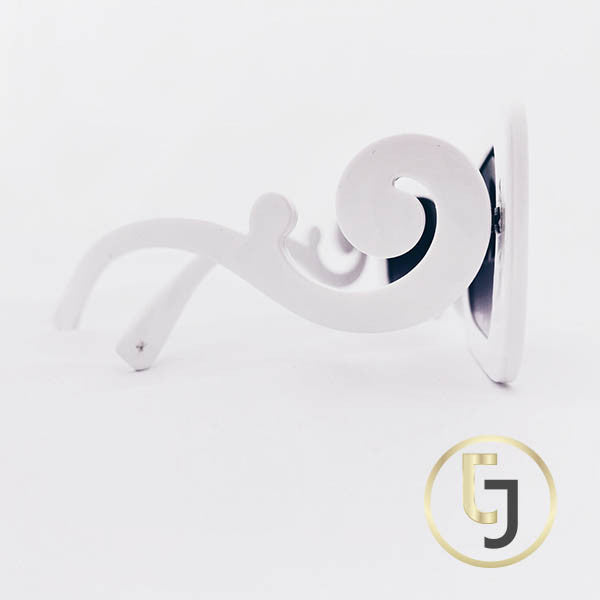 "Retro Chic meets Hollywood" White Curl Sunglasses