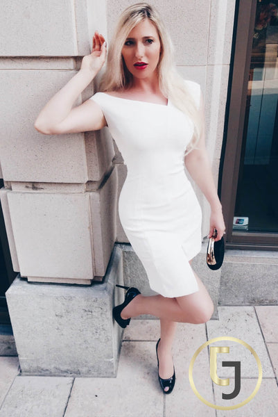 " There's no stopping me" White Dress