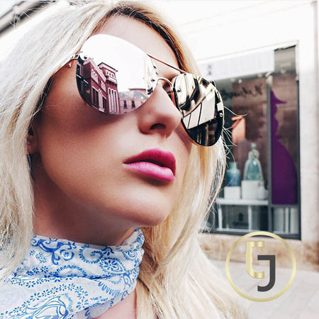 Julia Jolie Beverly Hills Sunglasses- Exclusive Edition- Shine like a Diamond! Brown