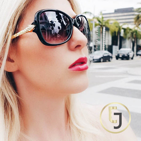 Julia Jolie Beverly Hills Sunglasses- Exclusive Edition- Shine like a Diamond! Grey