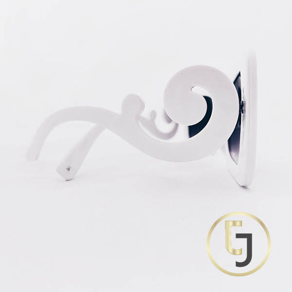 "Retro Chic meets Hollywood"  White Curl Sunglasses