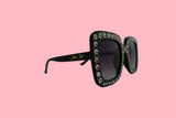 Julia Jolie Beverly Hills Sunglasses - Exclusive Edition- Shine like a Diamond- Black