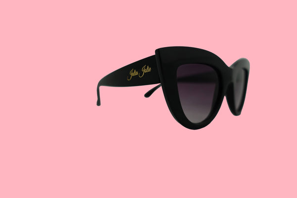 Julia Jolie Beverly Hills Sunglasses- Exclusive Edition- "Summer Babe" in Black