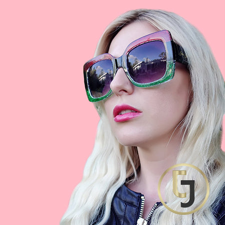 "The only Girl in the World" Black Curl Sunglasses